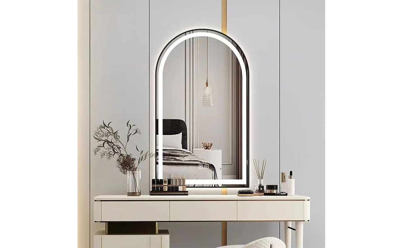 LED veidrodis DASH BLACK 60x100cm