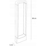 Modernus lauko šviestuvas 80 cm
