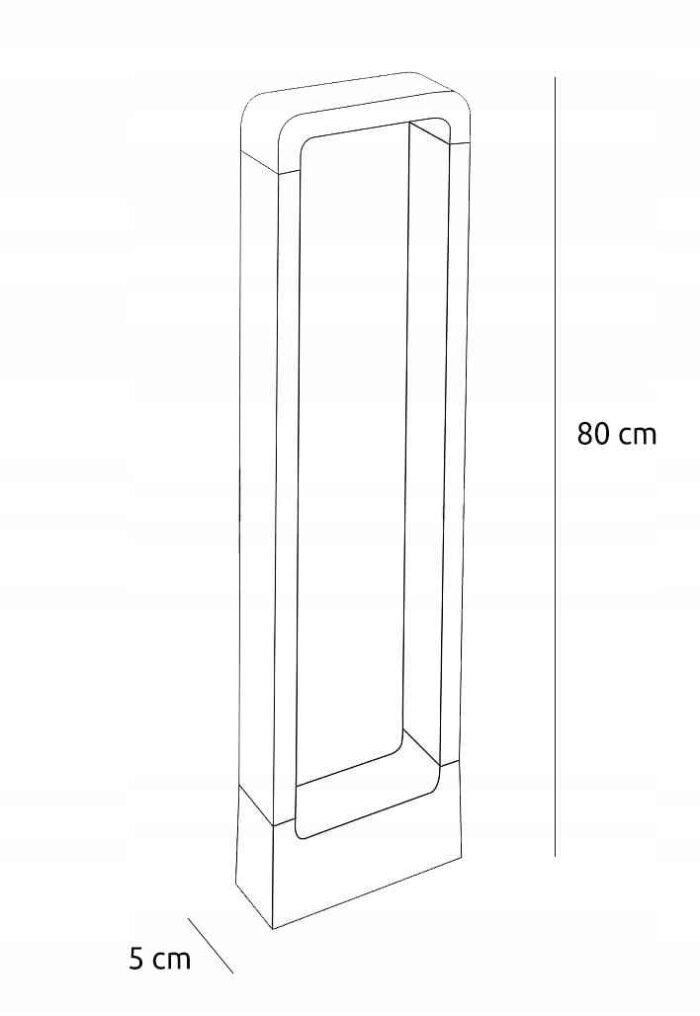 LED Outdoor Luminaire 80cm