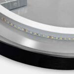 Apvalus LED veidrodis 90cm