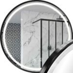 Apvalus LED veidrodis 90cm