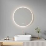 Apvalus LED veidrodis su Bluetooth 60cm