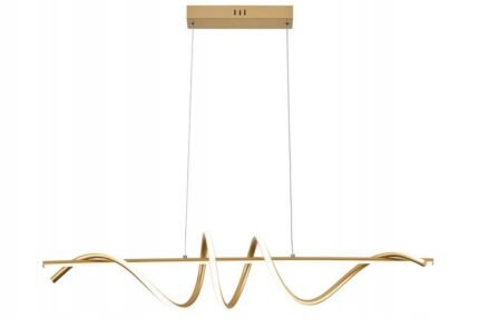 Pakabinamas LED šviestuvas Aukso spalvos 120*90*20 cm