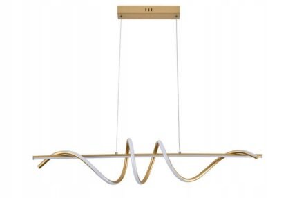 Pakabinamas LED šviestuvas Aukso spalvos 120*90*20 cm